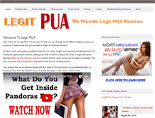 Tablet Screenshot of legitpua.com